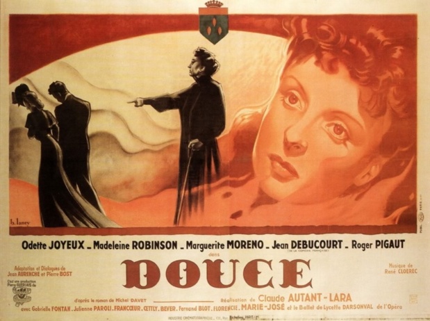 Affiche du film Douce (1943) de Claude Autant-Lara Affiche du film Douce (1943) de Claude Autant-Lara