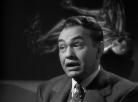 Edward G. Robinson dans le film The woman in the window Edward G. Robinson dans le film The woman in the window