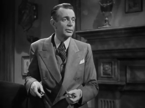 Raymond Massey dans le film The woman in the window Raymond Massey dans le film The woman in the window