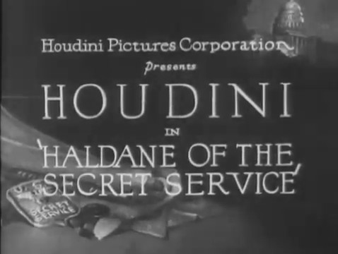 Haldane of the secret service (1923) de Harry Houdini : Haldane en danger de mort Haldane of the secret service (1923) de Harry Houdini : Haldane en danger de mort