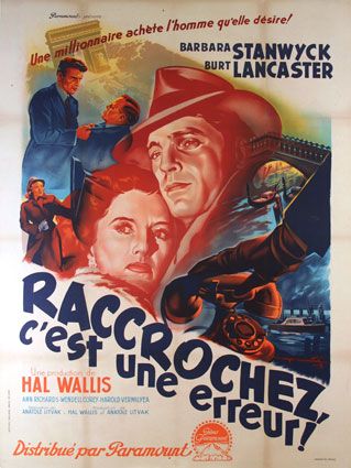 Affiche du film Raccrochez, c'est une erreur Affiche du film Raccrochez, c'est une erreur