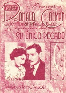 Une affiche du film Cynara Une affiche du film Cynara