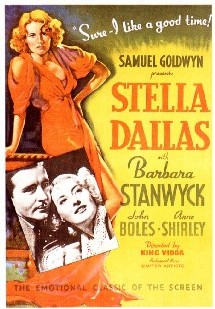 Affiche du film Stella Dallas, dont il existe aussi une version muette, signée Henry King