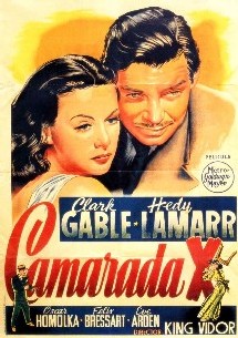 Une affiche espagnole de Comrade X Une affiche espagnole de Comrade X