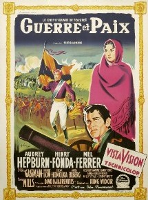 Une affiche française du film Guerre et paix