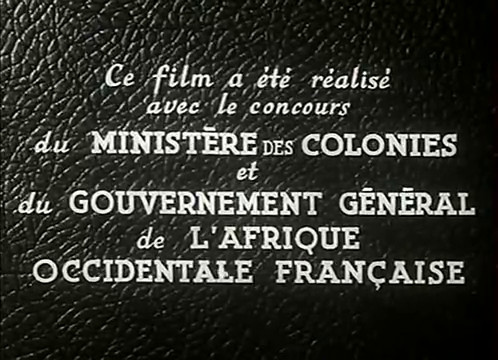 Générique du film L'homme du Niger (1940) de Jacques de Baroncelli Générique du film L'homme du Niger (1940) de Jacques de Baroncelli