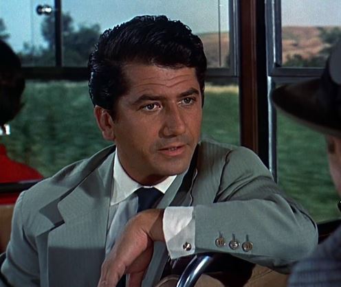 Daniel Gélin dans le film d'espionnage américain The man who knew too much (L'homme qui en savait trop, 1956) d'Alfred Hitchcock