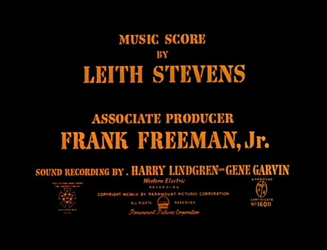 Générique du film The war of the worlds (La guerre des mondes, 1953) de Byron Haskin Générique du film The war of the worlds (La guerre des mondes, 1953) de Byron Haskin