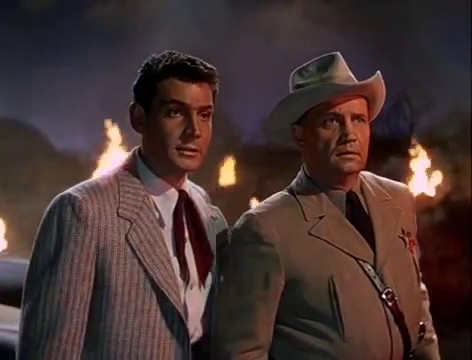 Gene Barry et Walter Sande dans le film The war of the worlds (La guerre des mondes, 1953) de Byron Haskin Gene Barry et Walter Sande dans le film The war of the worlds (La guerre des mondes, 1953) de Byron Haskin