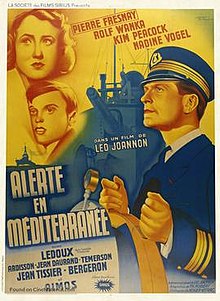 Affiche du film Alerte en Méditerranée (1938) de Léo Joannon Affiche du film Alerte en Méditerranée (1938) de Léo Joannon