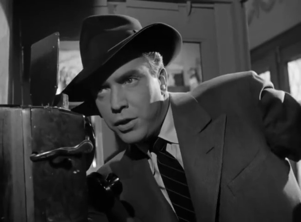 Edmond O'Brien dans le film noir The killers (Les tueurs, 1946) de Robert Siodmak