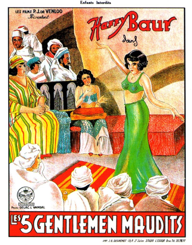 Affiche du film Les cinq gentlemen maudits (1931) de Julien Duvivier Affiche du film Les cinq gentlemen maudits (1931) de Julien Duvivier