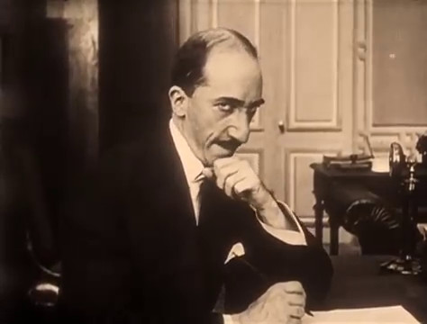 Marcel Lévesque dans le film muet Judex (1916) de Louis Feuillade Marcel Lévesque dans le film muet Judex (1916) de Louis Feuillade