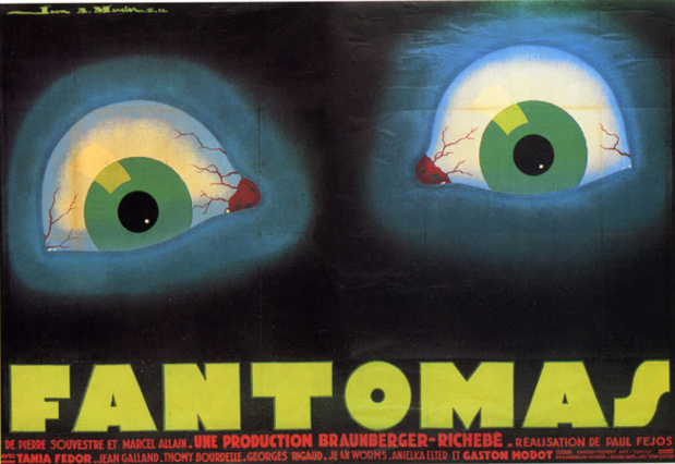 Affiche du film Fantômas (1932) de Paul Féjos Affiche du film Fantômas (1932) de Paul Féjos