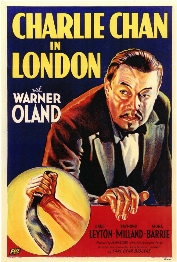 Affiche du film Charlie Chan in London (1934) d'Eugene Forde Affiche du film Charlie Chan in London (1934) d'Eugene Forde