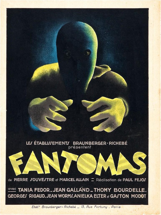 Affiche du film Fantômas (1932) de Paul Féjos Affiche du film Fantômas (1932) de Paul Féjos