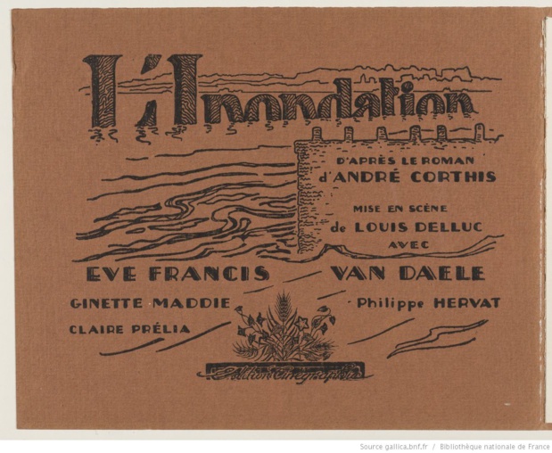 Affiche du film L'inondation (1924) de Louis Delluc Affiche du film L'inondation (1924) de Louis Delluc