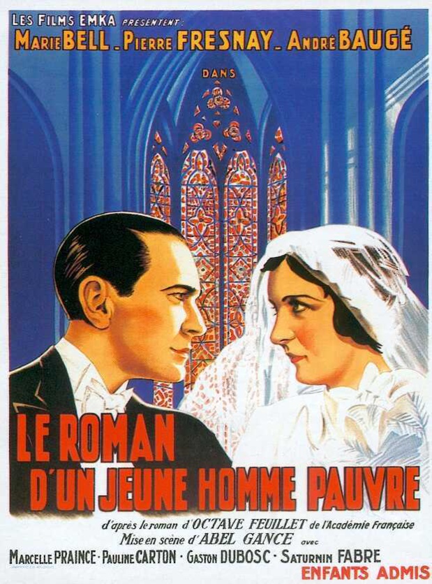 Affiche du film Le roman d'un jeune homme pauvre (1935) d'Abel Gance Affiche du film Le roman d'un jeune homme pauvre (1935) d'Abel Gance