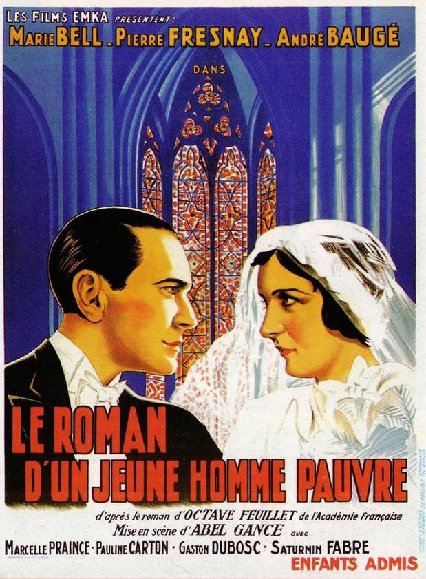 Affiche du film Le roman d'un jeune homme pauvre (1935) d'Abel Gance Affiche du film Le roman d'un jeune homme pauvre (1935) d'Abel Gance
