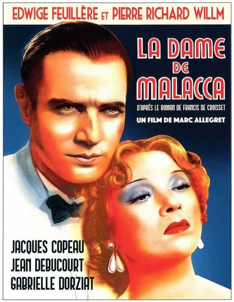 Affiche du film La dame de Malacca (1937) de Marc Allégret Affiche du film La dame de Malacca (1937) de Marc Allégret