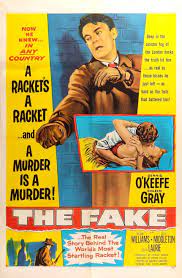 Affiche du film The fake (La galerie du mystère, 1953) de Godfrey Grayson Affiche du film The fake (La galerie du mystère, 1953) de Godfrey Grayson
