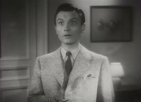 Georges Rollin dans le film français Dernier atout (1942) de Jacques Becker Georges Rollin dans le film français Dernier atout (1942) de Jacques Becker