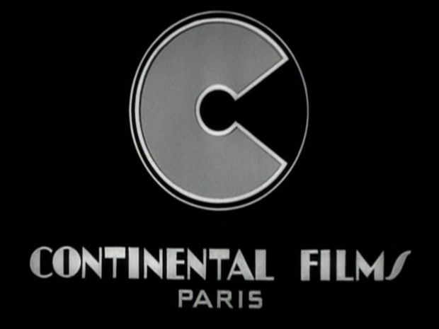 Logo de la Continental Films dans le générique du film Le corbeau (1943) de Henri Georges Clouzot