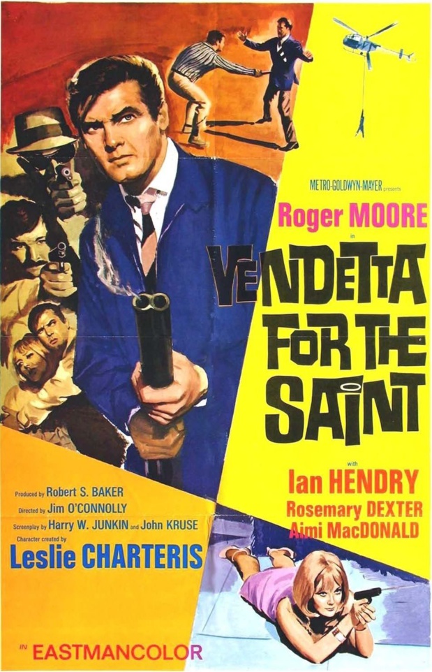Affiche du film Vendetta for the Saint (Vendetta pour le Saint, 1969) de Jim O'Connolly Affiche du film Vendetta for the Saint (Vendetta pour le Saint, 1969) de Jim O'Connolly
