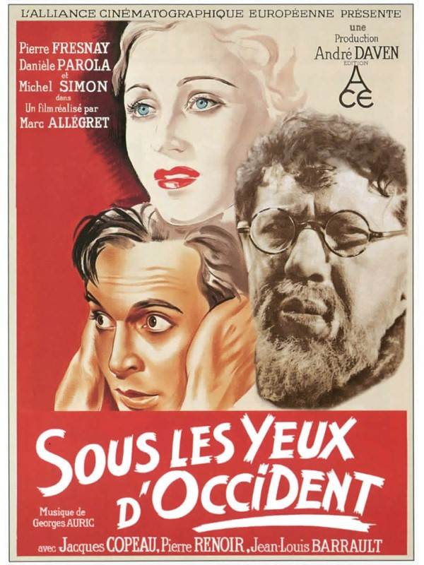 Affiche du film Razumov (Sous les yeux d'Occident, 1936) de Marc Allégret Affiche du film Razumov (Sous les yeux d'Occident, 1936) de Marc Allégret