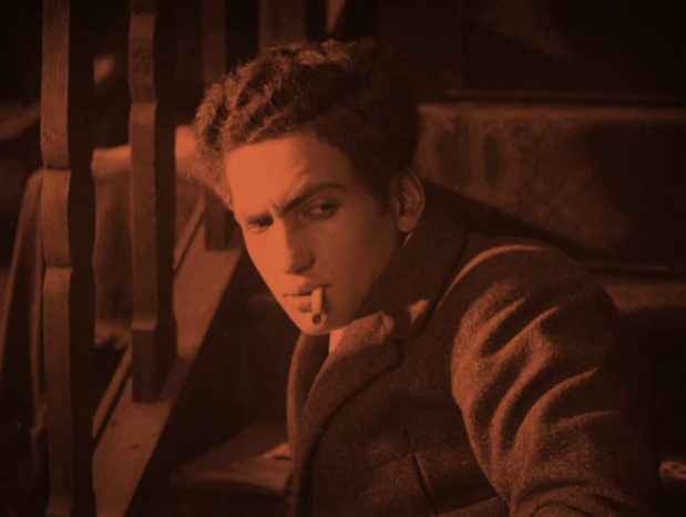 L'acteur Fabien Haziza dans le film muet Poil de carotte (1925) de Julien Duvivier