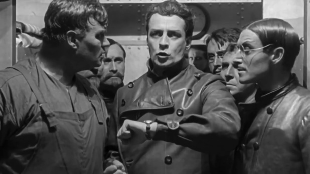 Gunnar Tolnæs et Svend Kornbeck dans Himmelskibet (Le vaisseau du ciel, 1918) de Holger-Madsen Gunnar Tolnæs et Svend Kornbeck dans Himmelskibet (Le vaisseau du ciel, 1918) de Holger-Madsen