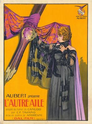 Affiche du film L'autre aile (1923) de Henri Andréani Affiche du film L'autre aile (1923) de Henri Andréani
