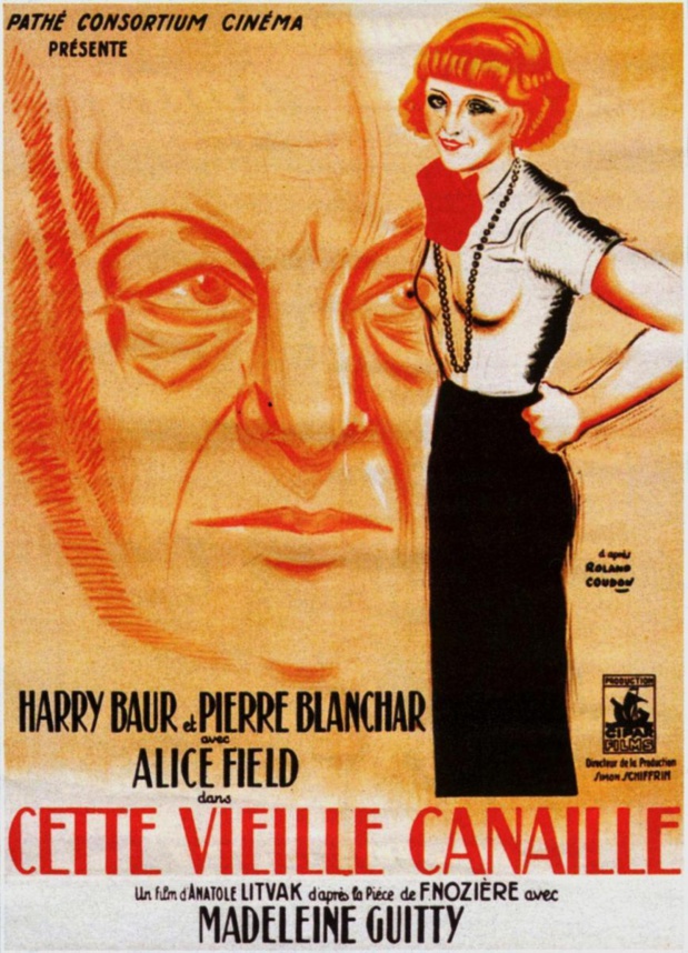 Affiche du film Cette vieille canaille (1933) d'Anatole Litvak