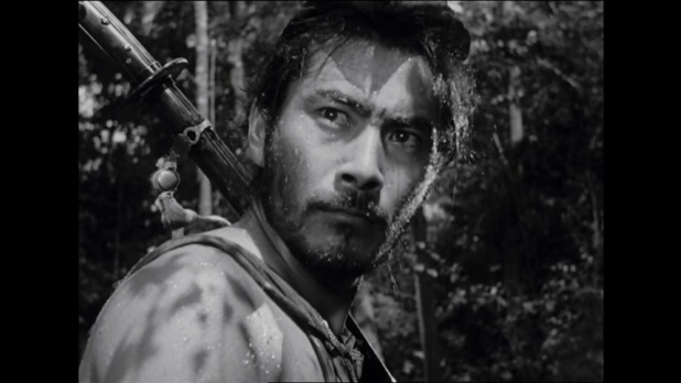 Toshiro Mifune dans  羅生門  (Rashomon) d'Akira Kurosawa
