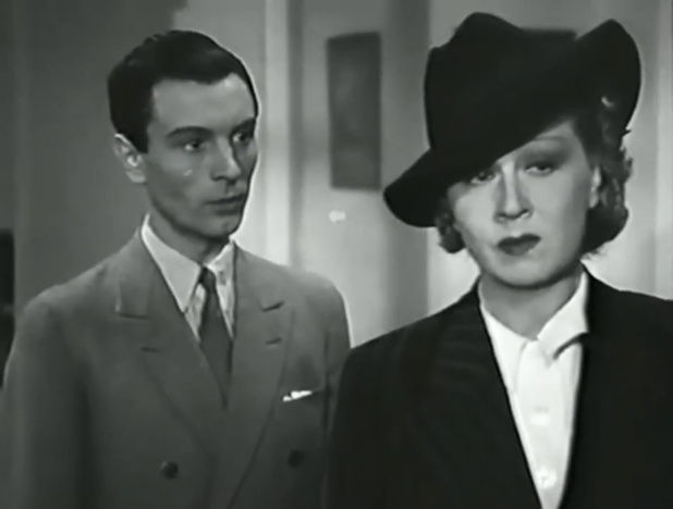 Georges Rollin et Valentine Tessier dans L'embuscade (1941) de Fernand Rivers