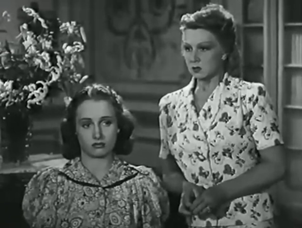 Valentine Tessier et Francine Wells dans L'embuscade (1941) de Fernand Rivers