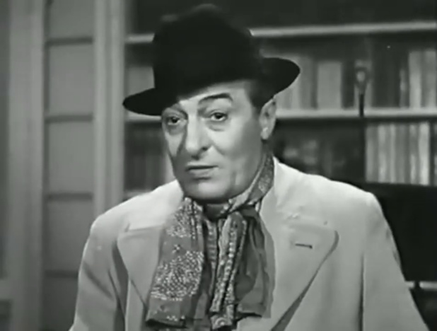 Jules Berry dans le film dramatique L'embuscade (1941) de Fernand Rivers