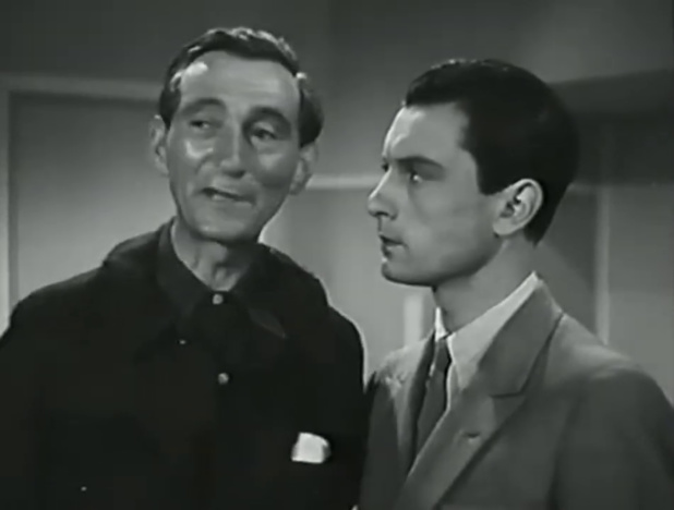 Georges Rollin et Aimos dans le film L'embuscade (1941) de Fernand Rivers