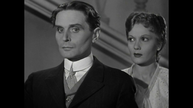 Pierre Blanchar et Isa Miranda dans le film L'homme de nulle part (1937) de Pierre Chenal