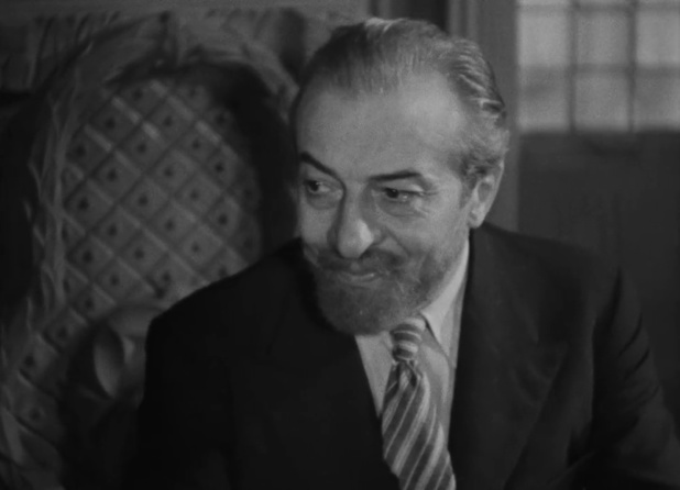 Jules Berry dans Le mort en fuite (1936) d'André Berthomieu