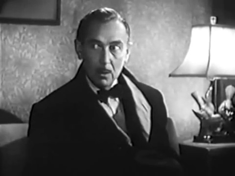 Paul Lukas dans le film policier Whispering City (1947) de Fedor Ozep Paul Lukas dans le film policier Whispering City (1947) de Fedor Ozep