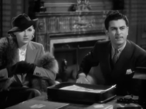 Astrid Allwyn et Edward Trevor dans le film à mystère Charlie Chan's secret (1936) de Gordon Wiles