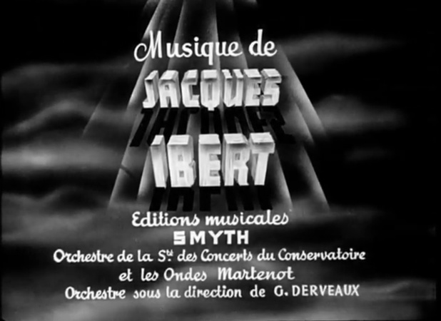 Générique du film La charrette fantôme (1939) de Julien Duvivier