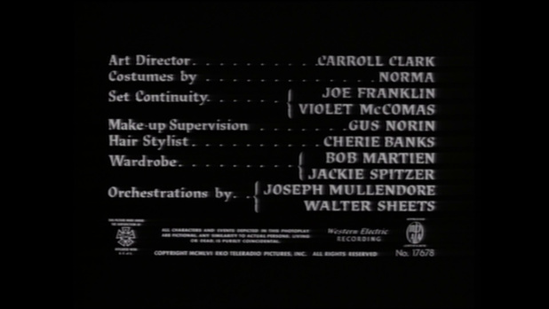 Générique du film While the city sleeps (La cinquième victime, 1956) de Fritz Lang