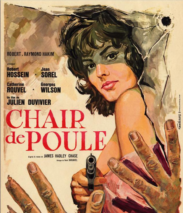 Affiche du film Chair de poule (1963) de Julien Duvivier