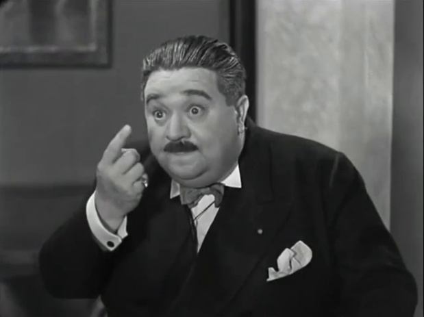 Paul Pauley dans la comédie française L'école des contribuables (1934) de René Guissart