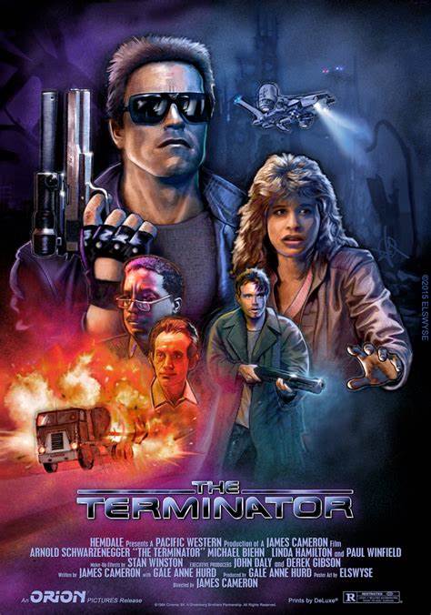 Affiche du film The Terminator (Terminator, 1984) de James Cameron Affiche du film The Terminator (Terminator, 1984) de James Cameron