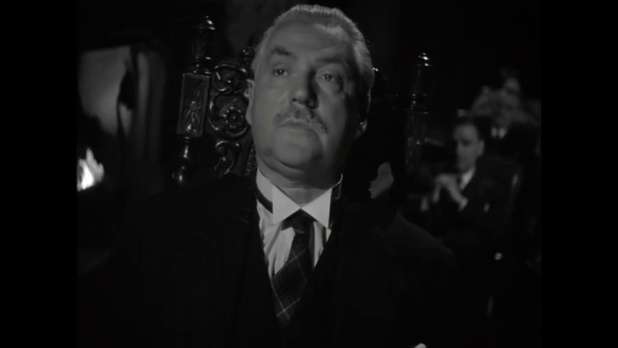 Nigel Bruce est le docteur Watson dans The woman in green (La femme en vert, 1945) de Roy William Neill