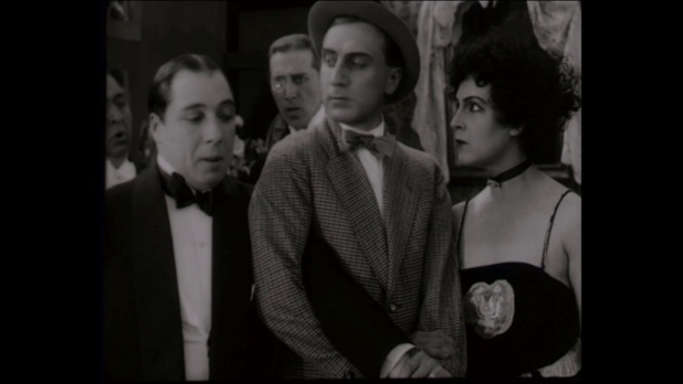 Dimitri Buchowetzki, Ivan Mosjoukine et Nathalie Lissenko dans L'angoissante aventure (1920) de Yakov Protazanov