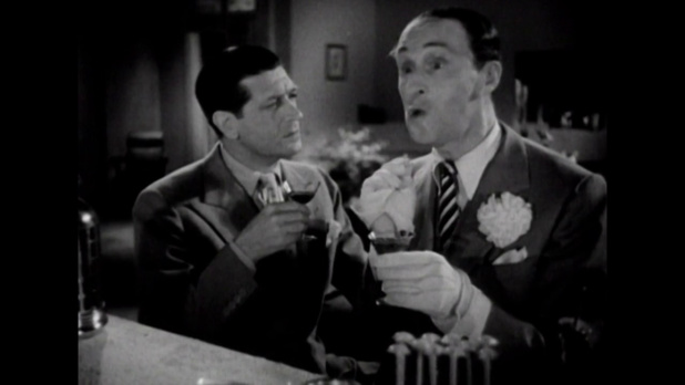 Albert Préjean et Armand Bernard dans le film La fessée (1937) de Pierre Caron